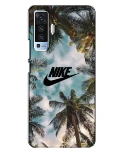 Чохол для Vivo X50 з картинкою «Тропічний принт Nike»
