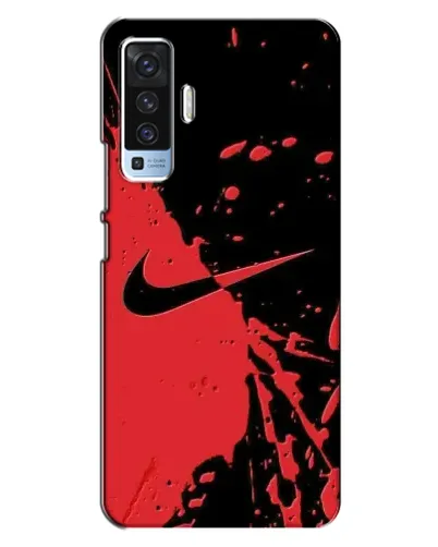 Чохол для Vivo X50 з картинкою «Червоні бризки Nike» Чохол для Vivo X50 з картинкою «Червоні бризки Nike»