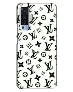 Чехол для Vivo X50 с картинкой «Монохромный хаос LV»