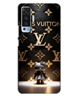 Чехол для Vivo X50 с картинкой «Монограмма с фигурой»