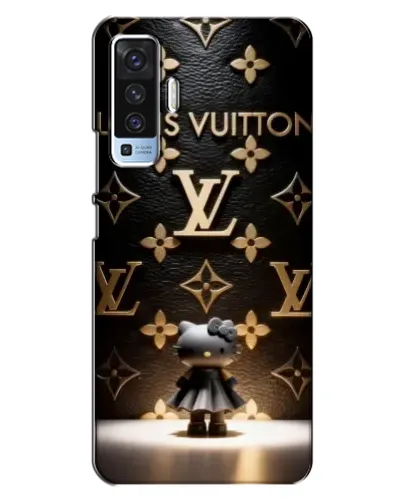 Чехол для Vivo X50 с картинкой «Монограмма с фигурой» Чехол для Vivo X50 с картинкой «Монограмма с фигурой»