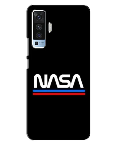 Чехол для Vivo X50 с картинкой «NASA — классика Red Blue» Чехол для Vivo X50 с картинкой «NASA — классика Red Blue»