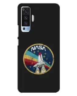 Чехол для Vivo X50 с картинкой «NASA — эмблема миссии»