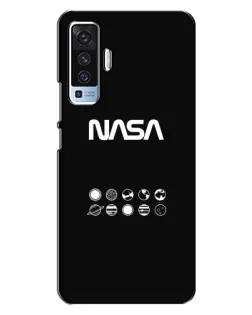 Чехол для Vivo X50 с картинкой «NASA — технический принт»
