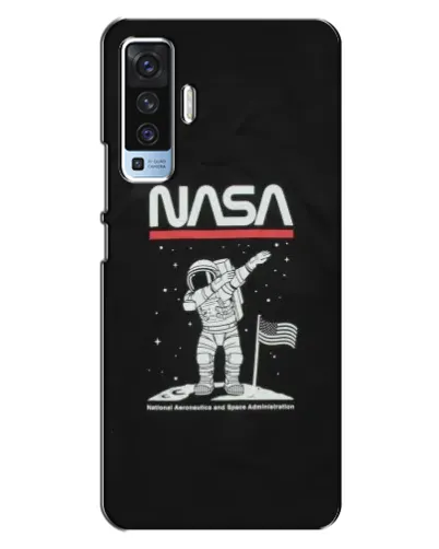 Чехол для Vivo X50 с картинкой «NASA — шагаем по Луне» Чехол для Vivo X50 с картинкой «NASA — шагаем по Луне»