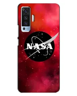 Чехол для Vivo X50 с картинкой «NASA — красная туманность»