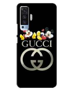 Чехол для Vivo X50 с картинкой «Gucci — герои Disney»