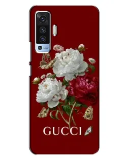 Чехол для Vivo X50 с картинкой «Gucci —  сад»