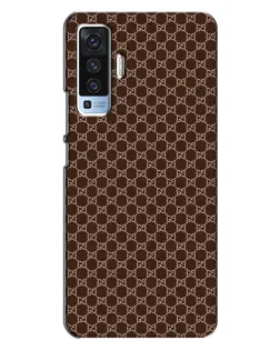 Чохол для Vivo X50 з картинкою «Gucci — шоколадна сітка»