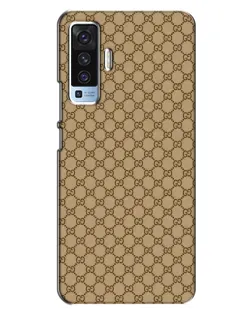 Чохол для Vivo X50 з картинкою «Gucci — класичний беж»