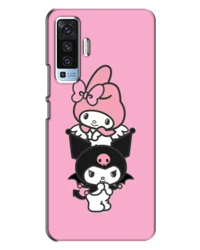 Чехол для Vivo X50 с картинкой «My Melody и Kuromi» Чехол для Vivo X50 с картинкой «My Melody и Kuromi»