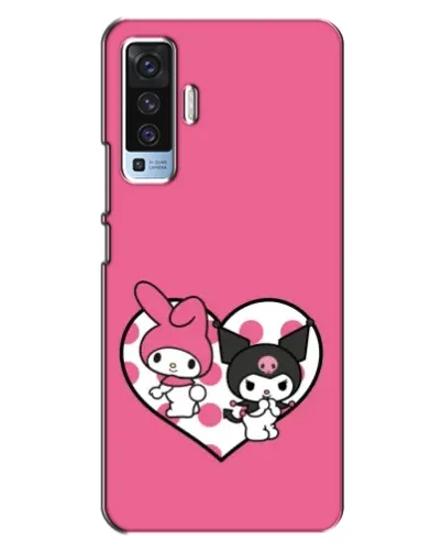 Чехол для Vivo X50 с картинкой «Kuromi и My Melody» Чехол для Vivo X50 с картинкой «Kuromi и My Melody»
