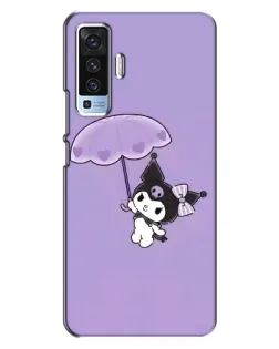 Чехол для Vivo X50 с картинкой «Kuromi с зонтиком»