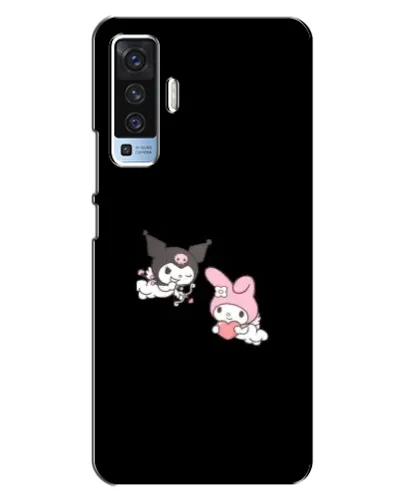 Чехол для Vivo X50 с картинкой «My Melody и Kuromi» Чехол для Vivo X50 с картинкой «My Melody и Kuromi»