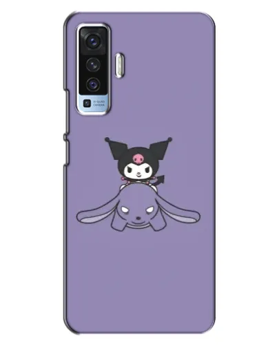 Чехол для Vivo X50 с картинкой «Kuromi на лиловом фоне» Чехол для Vivo X50 с картинкой «Kuromi на лиловом фоне»