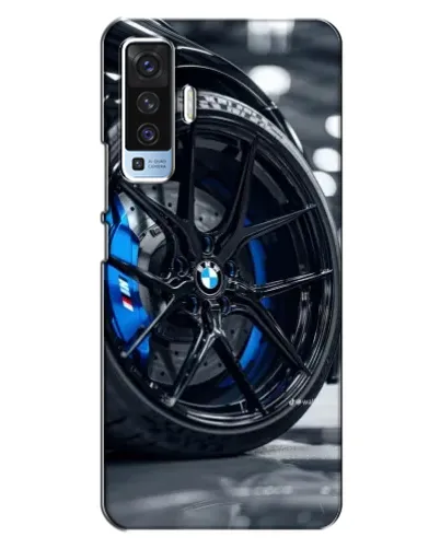 Чехол для Vivo X50 с картинкой «Колесо BMW вблизи» Чехол для Vivo X50 с картинкой «Колесо BMW вблизи»