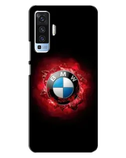 Чехол для Vivo X50 с картинкой «Логотип BMW — вспышка»