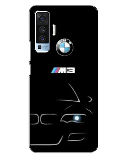 Чехол для Vivo X50 с картинкой «Минималистичный принт BMW M3» Чехол для Vivo X50 с картинкой «Минималистичный принт BMW M3»