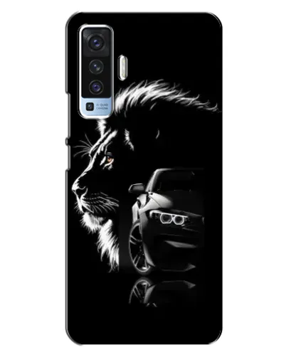 Чехол для Vivo X50 с картинкой «BMW и лев» Чехол для Vivo X50 с картинкой «BMW и лев»