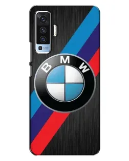 Чехол для Vivo X50 с картинкой «BMW M-stripes стиль»