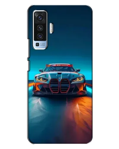 Чохол для Vivo X50 з картинкою «BMW — вогні неону» Чохол для Vivo X50 з картинкою «BMW — вогні неону»