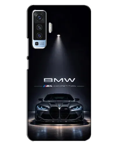 Чохол для Vivo X50 з картинкою «BMW крізь нічне місто» Чохол для Vivo X50 з картинкою «BMW крізь нічне місто»