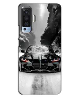 Чохол для Vivo X50 з картинкою «BMW — акварельний дрифт»