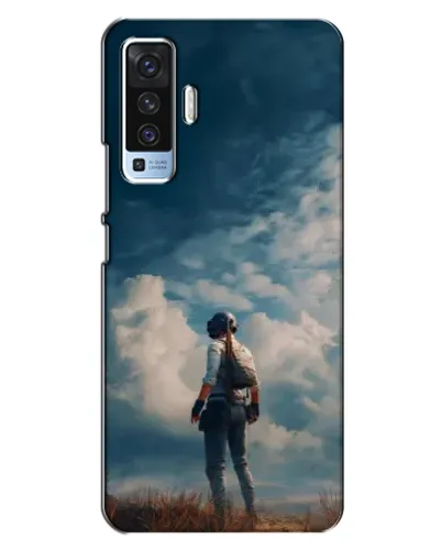 Чехол для Vivo X50 с картинкой «Герой PUBG на скале» Чехол для Vivo X50 с картинкой «Герой PUBG на скале»