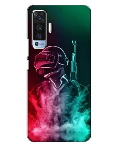 Чехол для Vivo X50 с картинкой «PUBG — огненный воин» Чехол для Vivo X50 с картинкой «PUBG — огненный воин»