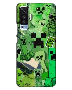 Чехол для Vivo X50 с картинкой «Криперы Minecraft» Чехол для Vivo X50 с картинкой «Криперы Minecraft»