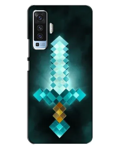Чехол для Vivo X50 с картинкой «Алмазный меч неон» Чехол для Vivo X50 с картинкой «Алмазный меч неон»
