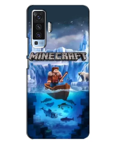 Чехол для Vivo X50 с картинкой «Minecraft ледяной мир» Чехол для Vivo X50 с картинкой «Minecraft ледяной мир»