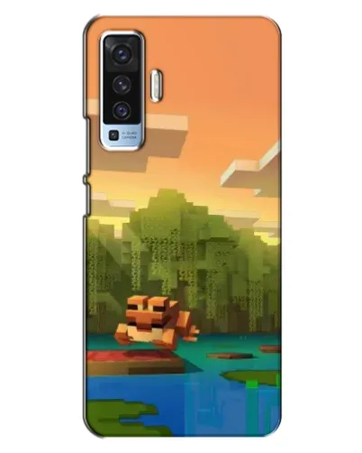 Чехол для Vivo X50 с картинкой «Майнкрафт закат солнца» Чехол для Vivo X50 с картинкой «Майнкрафт закат солнца»