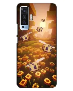 Чехол для Vivo X50 с картинкой «Поле подсолнухов»
