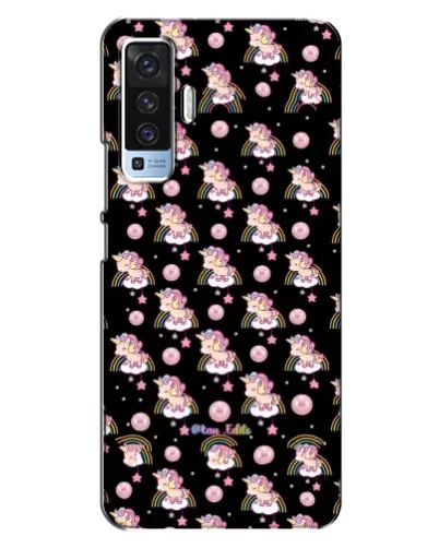 Чехол для Vivo X50 с картинкой «Magic Unicorn паттерн»