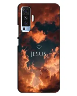 Чехол для Vivo X50 с картинкой «Сияние Имени Jesus»