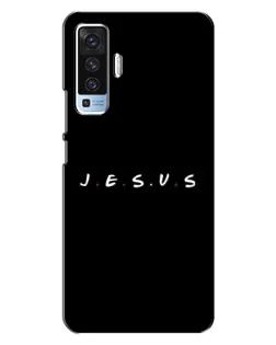 Чехол для Vivo X50 с картинкой «Точки веры J.E.S.U.S.»