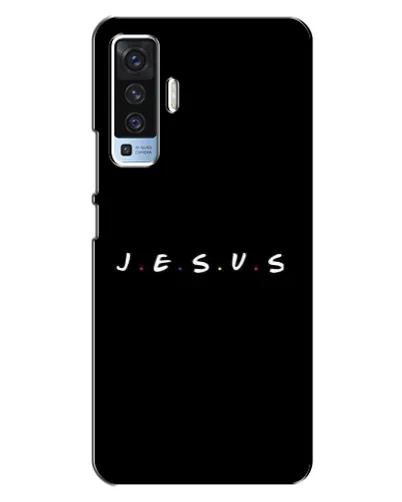 Чехол для Vivo X50 с картинкой «Точки веры J.E.S.U.S.»