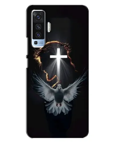 Чехол для Vivo X50 с картинкой «Голубь и Свет»