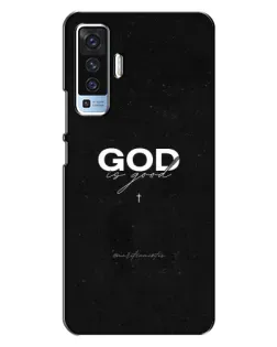 Чехол для Vivo X50 с картинкой «GOD — Бог над всем»
