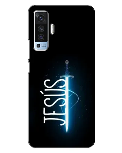 Чехол для Vivo X50 с картинкой «Меч Духа Jesus»