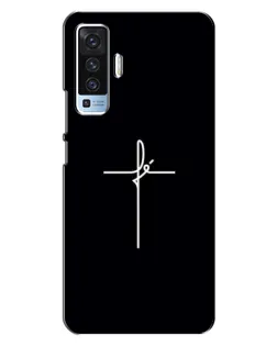 Чохол для Vivo X50 з картинкою «Тонкий хрест»