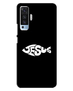 Чохол для Vivo X50 з картинкою «Риба  Jesus»