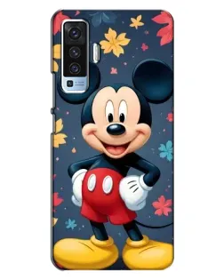 Чехол для Vivo X50 с картинкой «Осенний Mickey Mouse»