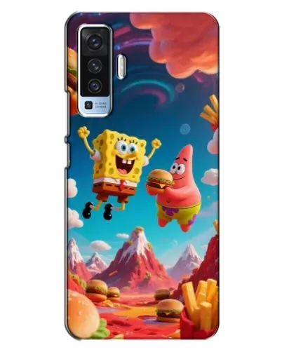 Чехол для Vivo X50 с картинкой «Космический фастфуд» Чехол для Vivo X50 с картинкой «Космический фастфуд»