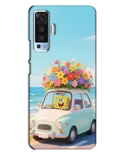 Чехол для Vivo X50 с картинкой «Автомобильное путешествие»