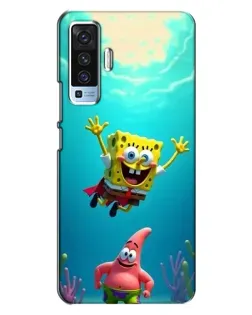 Чохол для Vivo X50 з картинкою «Спанч Боб під водою» Чохол для Vivo X50 з картинкою «Спанч Боб під водою»