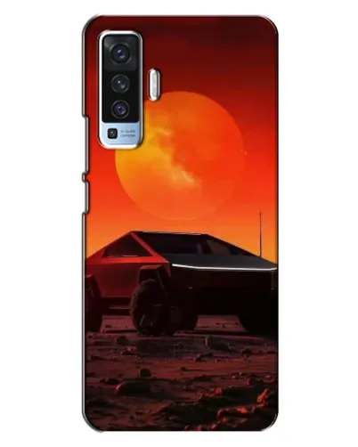 Чехол для Vivo X50 с картинкой «Cybertruck на Марсе» Чехол для Vivo X50 с картинкой «Cybertruck на Марсе»