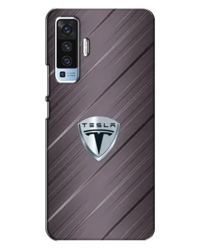 Чехол для Vivo X50 с картинкой «Металлическая текстура Tesla» Чехол для Vivo X50 с картинкой «Металлическая текстура Tesla»