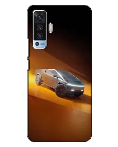 Чехол для Vivo X50 с картинкой «Cybertruck в пустыне» Чехол для Vivo X50 с картинкой «Cybertruck в пустыне»